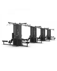 TRUE FITNESS TMS16000 4 Modular Frames w/Triple Cable Crossovers
