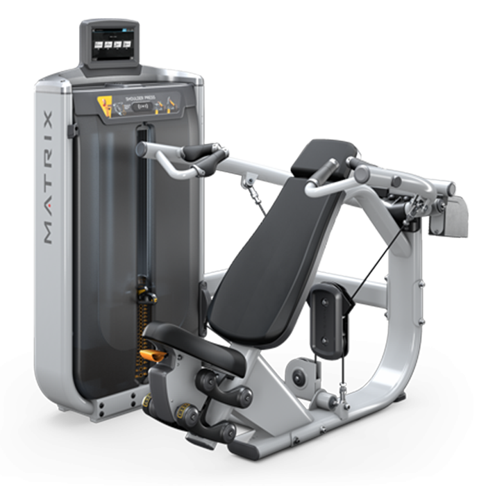 Selectorized Equipment Matrix Fitness Ultra Diverging Lat Pulldown