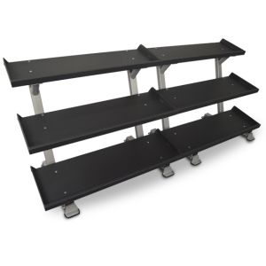 109" 3-Tier Dumbbell Rack System