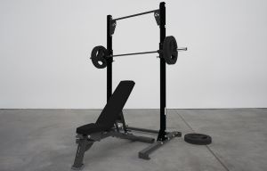  HIGH SQUAT RACK WITH BENCH PACKAGE