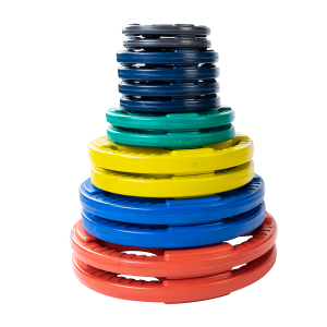 Color Rubber Grip Olympic Plates