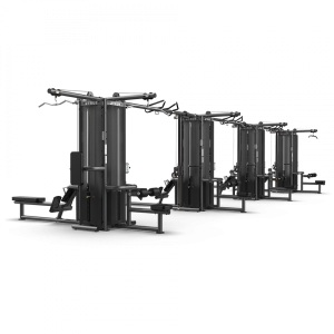 TRUE FITNESS TMS16000 4 Modular Frames w/Triple Cable Crossovers
