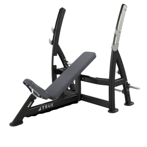 TRUE FITNESS - XFW 7200 Incline Press Bench w/ Plate Holders