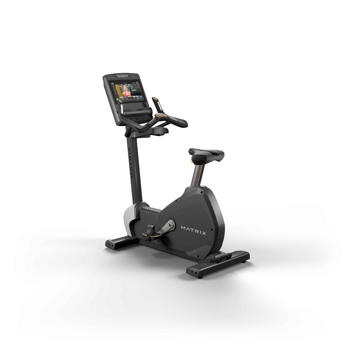 Commercial upright exercise bike